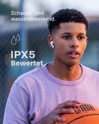Detské Bluetooth slúchadlá Belkin SoundForm Nano 2, limit hlasitosti 85 dB, IPX5 – biele 6