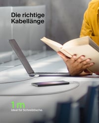 Belkin BoostCharge szövetfonott USB-C/USB-A töltőkábel - fehér - 1 m 7