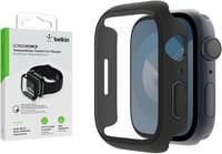 Belkin TemperedCurve 2in1 képernyővédő Apple Watch Series 9/8/7 45mm fekete - Apple Watch 45mm, black 2