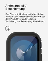 Belkin TemperedCurve 2in1 képernyővédő Apple Watch Series 9/8/7 45mm fekete - Apple Watch 45mm, black 8