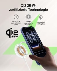 Belkin UltraCharge magnetická Qi2 25W bezdrôtová nabíjačka s pasívnym chladením – biela 2