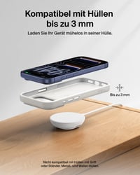 Belkin UltraCharge magnetická Qi2 25W bezdrôtová nabíjačka s pasívnym chladením – biela 8