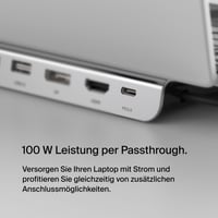 Adaptor Hub USB-C Belkin 11 în 1 MultiPort Docking Station 4K HDMI DisplayPort VGA încărcare 100W 3x USB-A Gigabit Ethernet SD MicroSD Jack 3,5 mm MacBook Pro Air XPS 6