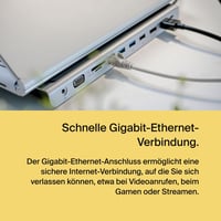 Adaptor Hub USB-C Belkin 11 în 1 MultiPort Docking Station 4K HDMI DisplayPort VGA încărcare 100W 3x USB-A Gigabit Ethernet SD MicroSD Jack 3,5 mm MacBook Pro Air XPS 4