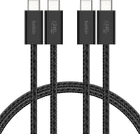 Belkin BoostCharge fonott USB-C – USB-C kábel 240W, 1,5 m, 2 db - fekete 1