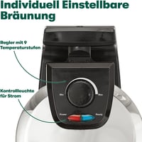 BELLA Forgó Belga Gofrisütő Nemragadó Lemezzel, Állítható Sütési Fokozat és Hűtőfüllel 4