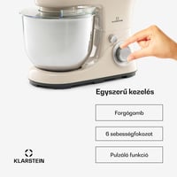 Bella Pico 1300W 5L Krémszínű Konyhai Robotgép Mixerrel 5