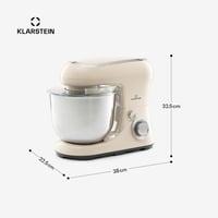 Bella Pico 1300W 5L Krémszínű Konyhai Robotgép Mixerrel 7