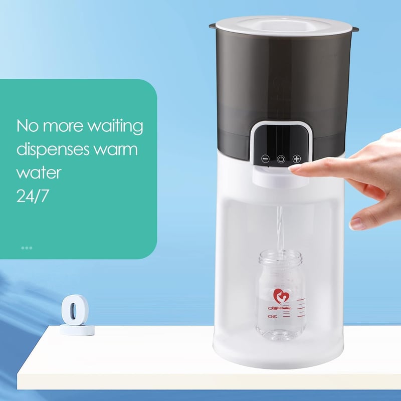 Bellababy Instant Cumisüveg Melegítő, Állítható Hőmérséklet, 24/7 Meleg Víz Adagoló