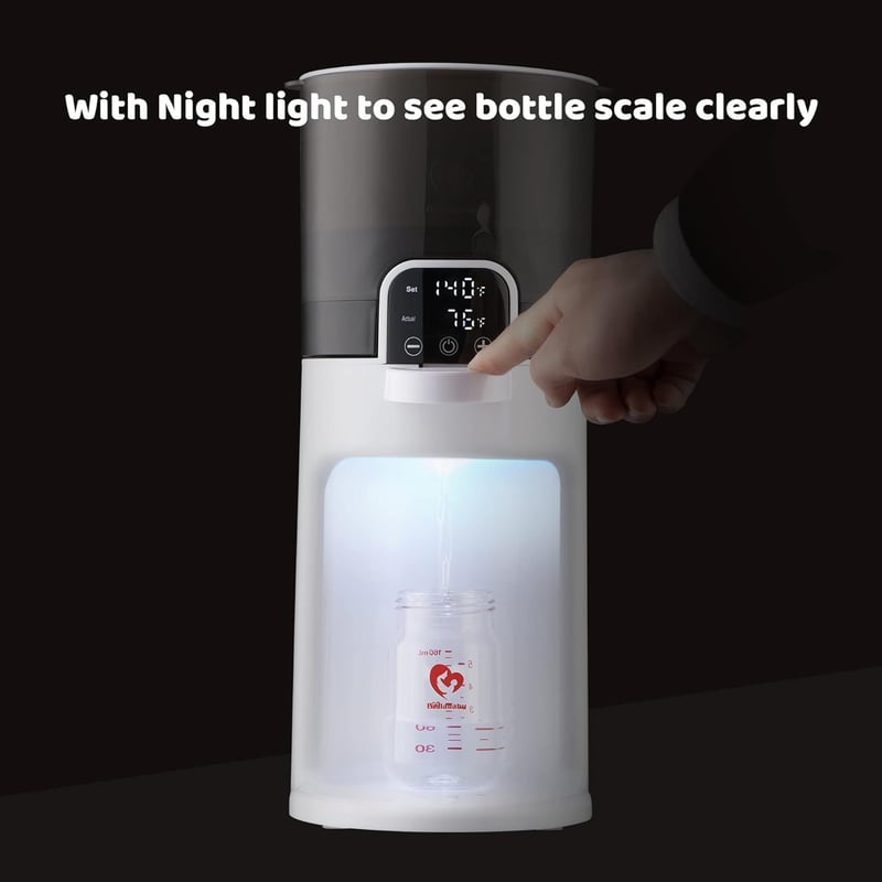 Bellababy Instant Cumisüveg Melegítő, Állítható Hőmérséklet, 24/7 Meleg Víz Adagoló