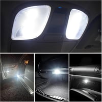 BellaGesundheit 36 mm-es Autó LED Belső Világítás Szett - 10 db Energiatakarékos Fehér Fény Alumínium Hűtőbordával - 12V Plug & Play Autóbel 7