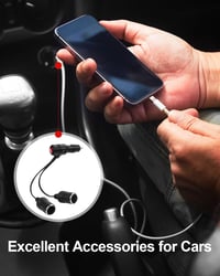 BellaGesundheit Szivargyújtó Elosztó - 1-ről 2-re Autós Adapter Kapcsolóval, 12V/24V Kompatibilis, Autókhoz, Motorokhoz és Teherautókhoz

AI 5