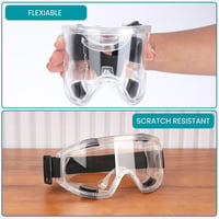BELLE VOUS 2 db Munkavédelmi Szemüveg Dioptriás Viselőknek - Tiszta, Karcolódásmentes és Páramentesítő Lencse 5