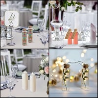 BELLE VOUS Mini üvegpalack dugóval - 50 ml - 36 db 6