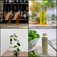 BELLE VOUS Mini üvegpalack dugóval - 50 ml - 36 db 7