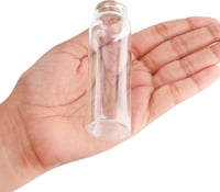 BELLE VOUS Mini üvegpalack dugóval - 50 ml - 36 db 3