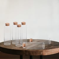 BELLE VOUS Mini üvegpalack dugóval - 50 ml - 36 db 5