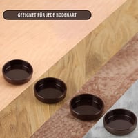Belle Vous 8 db Bútorvédő Szilikon Talpas Székláb Sapka 60 mm - Csúszásgátló Padlóvédő Székhez, Kanapéhoz, Ágyhoz - Karcolásgátló Bútorlábvé 4