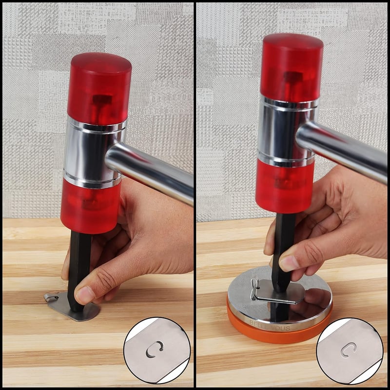 Belle Vous Acélblokk gumialap 7,8 cm - Kalapács és vésőmunka ékszer és bőr feldolgozáshoz