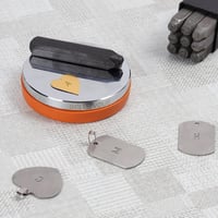 Belle Vous Acélblokk gumialap 7,8 cm - Kalapács és vésőmunka ékszer és bőr feldolgozáshoz 7