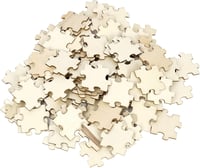 BELLE VOUS Fa Puzzle Üres 100 db Festéshez DIY Kézműves Esküvői Vendégkönyv 4