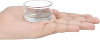 BELLE VOUS Üveg Teafény Tartó 24 db - Gyertyatartó Üveg Teafényes Pohár 4,5x2,5cm 3