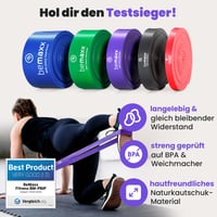 BeMaxx Fitness odporová guma na zhyby a cvičenie – asistenčná guma na zhyby pre domácu posilňovňu, kalisteniku a posilňovanie 3