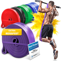 BeMaxx Fitness odporová guma na zhyby a cvičenie – asistenčná guma na zhyby pre domácu posilňovňu, kalisteniku a posilňovanie 1
