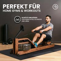 BeMaxx Súprava ochranných podložiek - Puzzle fitness podložka na cvičenie, jogu, do posilňovne, gymnastiky, pod bežecký pás, do garáže - Skladateľná podložka na cvičenie 6