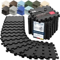 BeMaxx Súprava ochranných podložiek - Puzzle fitness podložka na cvičenie, jogu, do posilňovne, gymnastiky, pod bežecký pás, do garáže - Skladateľná podložka na cvičenie 1