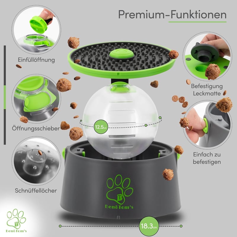 Ben & Tom's Interaktív Kutyajáték Intelligencia Fejlesztő Lassú Etető Játék