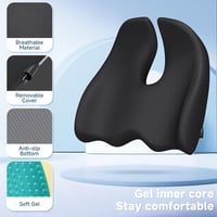 Benazcap X Large Ergonomikus Gél Ülőpárna Irodai és Gamer Székhez 3