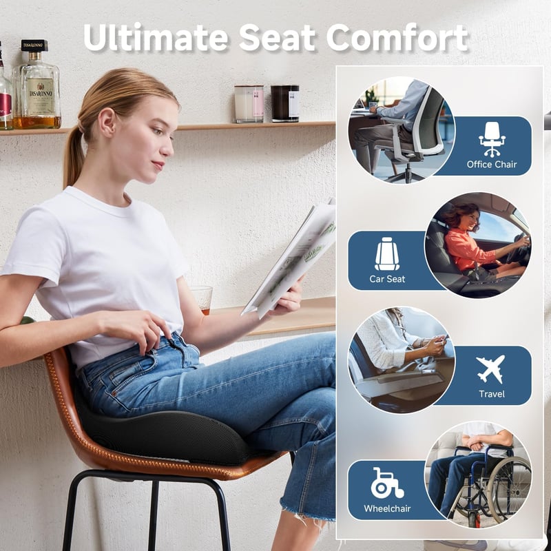 Benazcap X Large Ergonomikus Gél Ülőpárna Irodai és Gamer Székhez