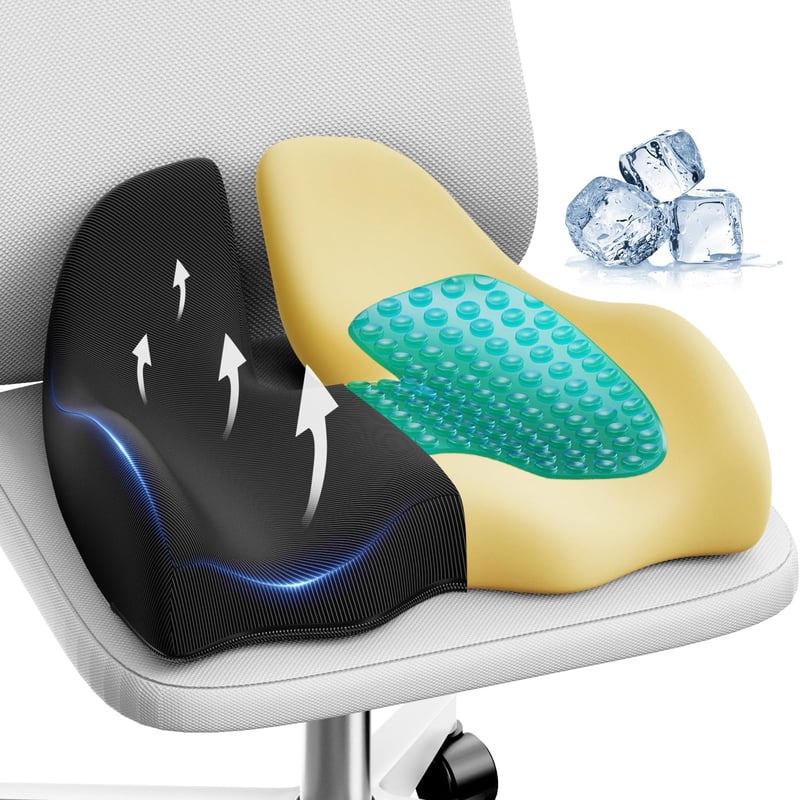 Benazcap X Large Ergonomikus Gél Ülőpárna Irodai és Gamer Székhez