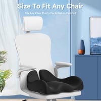 Benazcap X Large Ergonomikus Gél Ülőpárna Irodai és Gamer Székhez 5