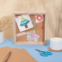 Set 10 plăci de plută BENECREAT, 300x300 mm, grosime 2 mm, suport din plută maro-nisipiu, pentru avizier, decorațiuni de perete și proiecte DIY de artizanat 5