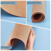Set 10 plăci de plută BENECREAT, 300x300 mm, grosime 2 mm, suport din plută maro-nisipiu, pentru avizier, decorațiuni de perete și proiecte DIY de artizanat 4