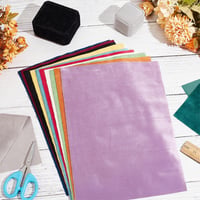BENECREAT 12 db 29x20 cm dupla plüss bársony szövet, kézműves DIY anyag varráshoz 5