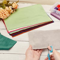 BENECREAT 12 db 29x20 cm dupla plüss bársony szövet, kézműves DIY anyag varráshoz 3