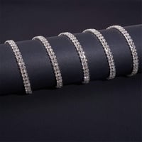 BENECREAT 2 Yard Kristály Strassz Lánc Ezüst Alappal Esküvői Díszítéshez és Kézműves Projektekhez - silver colours 5