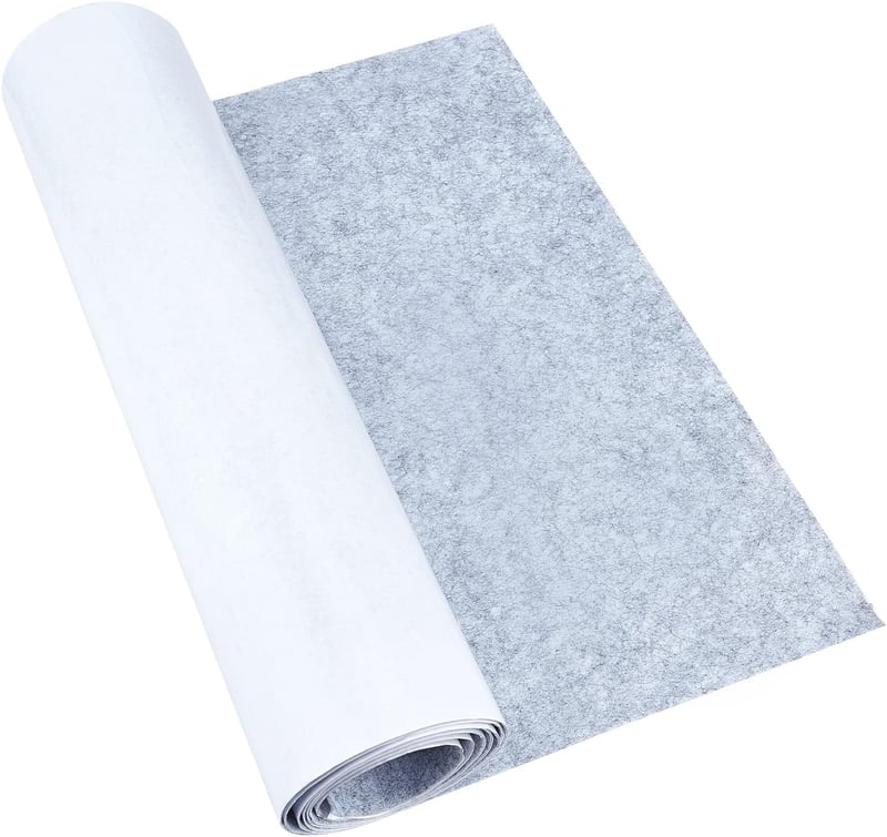 BENECREAT 200x40 cm Öntapadós Szürke Filc Lap DIY Kézműves Ékszertartó Dekoráció