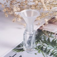 BENECREAT 24 db 5 ml üres körömlakk üveg átlátszó palack ecsettel és tölcsérrel 5