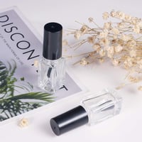 BENECREAT 24 db 5 ml üres körömlakk üveg átlátszó palack ecsettel és tölcsérrel 6