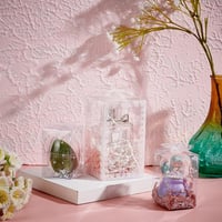 BENECREAT 24 db Átlátszó Masnis Ajándékdoboz 12x7x7 cm Esküvői Dekorációs Csomagolás 5