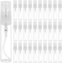BENECREAT 30 db 5 ml üveg utazó parfüm spray palack szórófejes kozmetikai flakón - 5ml, Erase Cap 1