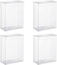 BENECREAT 30 db Átlátszó Ajándékdoboz 10,8x8,5x4 cm PVC Esküvői Bonbondoboz - Rechteck, 11 x 8.5 x 4 cm 1