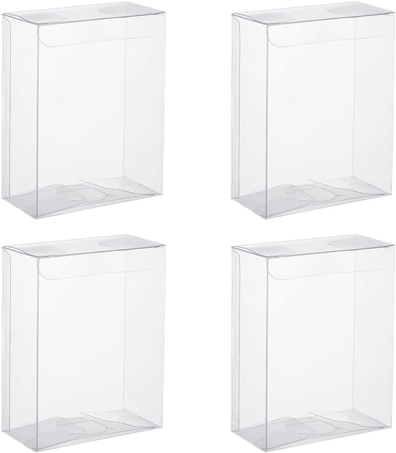 BENECREAT 30 db Átlátszó Ajándékdoboz 10,8x8,5x4 cm PVC Esküvői Bonbondoboz - Rechteck, 11 x 8.5 x 4 cm
