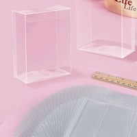 BENECREAT 30 db Átlátszó Ajándékdoboz 10,8x8,5x4 cm PVC Esküvői Bonbondoboz - Rechteck, 11 x 8.5 x 4 cm 5