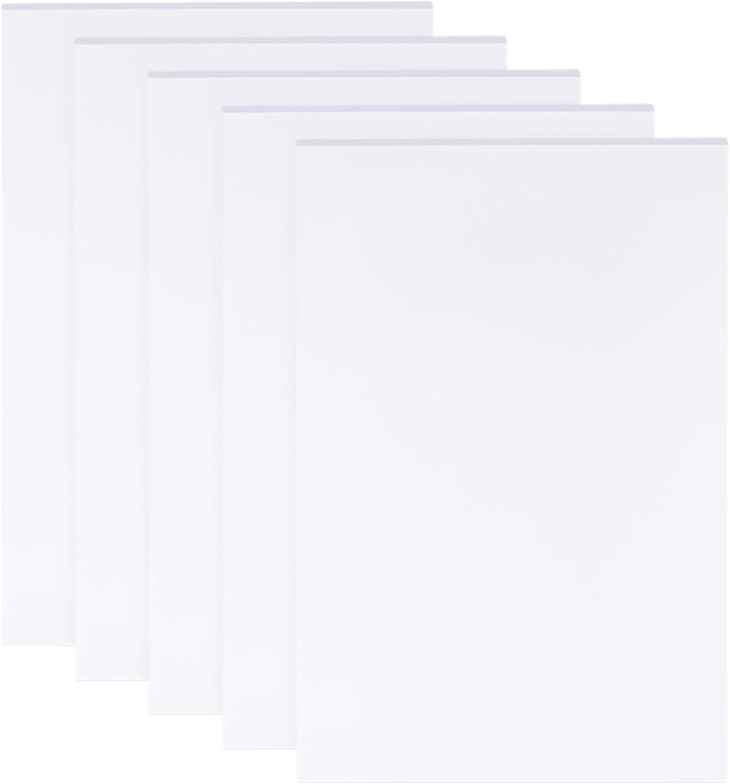 BENECREAT 5 db 3 mm-es fehér hablemez 30x20 cm poszter és modellezéshez - 3mm Dick, White