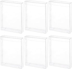 Priehľadná darčeková krabička BENECREAT z PVC, 30 ks – 9x9x9 cm